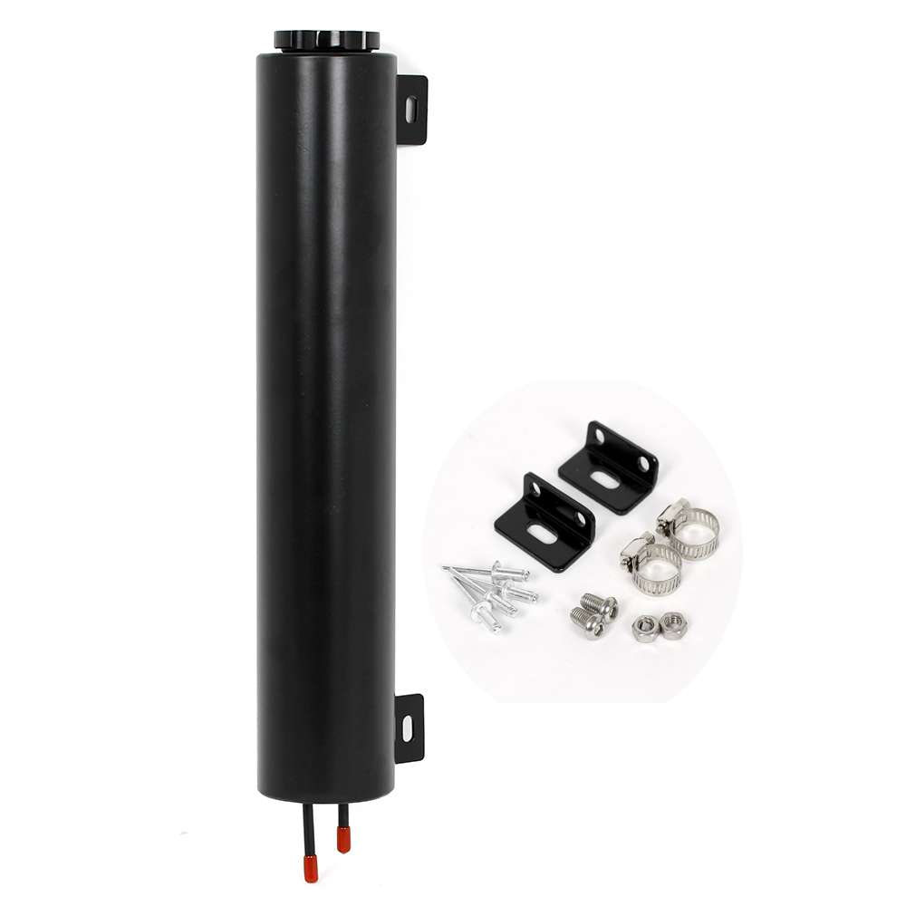 Coolant Overflow Tank 3" x 16" Black